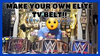 DIY HOW I MADE MY OWN WWE ELITE PLATES [upl. by Akcinehs95]