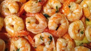 Garlic Butter Shrimp Crevette Au Beurre dail Recipe  Lailas Home Cooking  Episode 59 [upl. by Graubert]