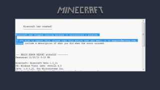 Minecraft Error [upl. by Todd]