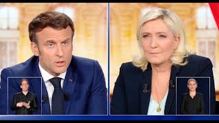 Macron à Le Pen  quotVous parlez à votre banquier quand vous parlez à la Russiequot [upl. by Ligetti]