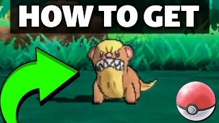 HOW TO GET Yungoos in Sun and Moon [upl. by Perr]