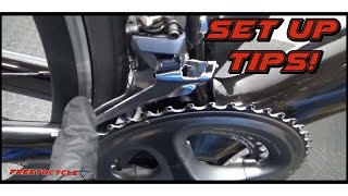 Shimano Ultegra R8000 Front Derailleur Set Up Tips [upl. by Harold119]