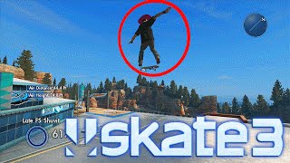 Skate 3  HOW TO TRICKLINE  X7 Albert [upl. by Hut806]