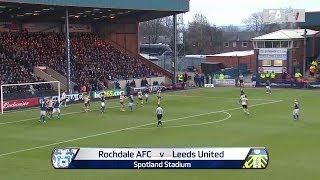 ROCHDALE AFC vs LEEDS UNITED 20 Official Goals amp Highlights FA Cup Third Round [upl. by Carnay]