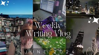 gearing up and prepping for the wordy writer challenge ✨ a cozy writing vlog  June 2024 🖊️ [upl. by Quartus]