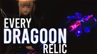 Every Dragoon Relic Weapon ARR  SHB  FFXIV Relic Showcase  FFXIV [upl. by Safoelc794]