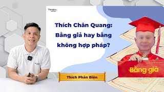 Thích Chân Quang Học giả thì Tu thật hay giả  Thinking School [upl. by Eneri198]