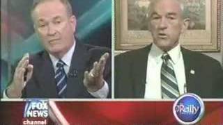 Ron Paul and Bill OReilly Duke It Out 091007 [upl. by Maillliw]