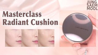 JUNGSAEMMMOOL Masterclass Radiant Cushion all shade face swatch  long lasting  smearing test [upl. by Ferneau146]