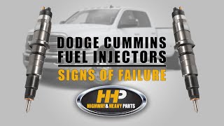 Cummins Dodge Ram Common Rail Injectors  Signs of Failure Solution amp Replacement [upl. by Htebasile]