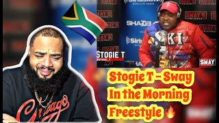 STOGIE T  FREESTYLE ON SWAY IN THE MORNING  REACTION SOUTH AFRICAN RAP 🇿🇦🔥🔥 [upl. by Finella]