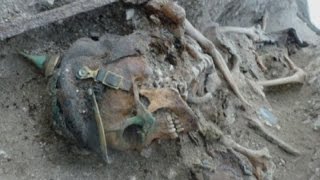 Skeletons of WW1 soldiers discovered in excavated former trenches [upl. by Calore60]