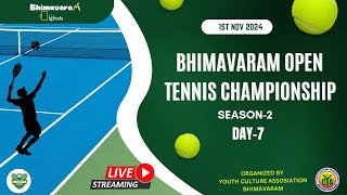 Match Day Bhimavarma Open Tennis Tournament Padmalu amp Rama Krishna VS Sita Rama Raju amp Dr Ramana [upl. by Airotnahs30]