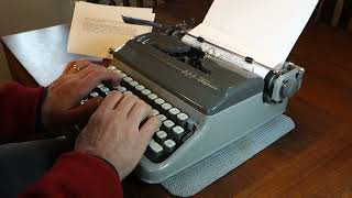 1964 Torpedo 18s typewriter at work [upl. by Hephzibah461]