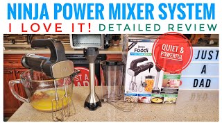 Ninja Foodi Power Mixer System Immersion Blender Hand Mixer Review I LOVE IT Best Blender Ever [upl. by Agate]