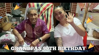 GRANDPAS 90TH BIRTHDAY PARTY MINI VLOG  SASVlogs [upl. by Guillemette]