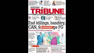 Nigerian Dailies FrontPage News Update  Wednesday August 28th 2024 [upl. by Anaiuq279]