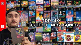 Top 10 Easiest NES Games [upl. by Normie]