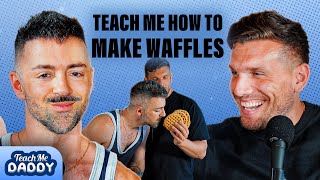 How To Make Breakfast Waffles Special  Teach Me Daddy w Matteo Lane amp Chris Distefano  ep 6 [upl. by Weinshienk]