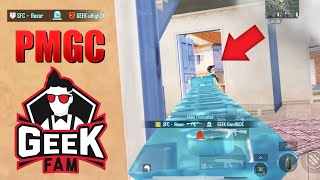 Winning against PMGC teams in PUBG Mobile [upl. by Nedyarb103]