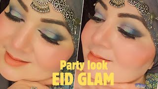 Easy Eid Glam lookAffordable makeupstep by step makeup tutorial [upl. by Triplett]