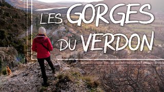 les Gorges du Verdon en hiver  randonnée [upl. by Ehsiom587]