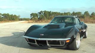 Part 2 72 Corvette with supercharged LS6 and sidepipes driveby [upl. by Dygal]