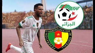 ALGÉRIE  CAMEROUN PES2020 Champion dAfrique vs Les Lions Indomptables [upl. by Borreri]