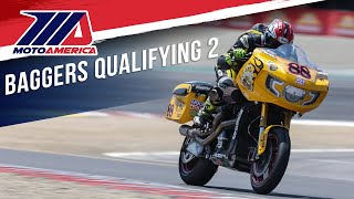 Mission King of the Baggers Qualifying 2 at Laguna Seca 2024  MotoAmerica [upl. by Rehoptsirhc975]