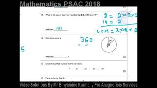 Question 14 PSAC 2018 [upl. by Corinna]