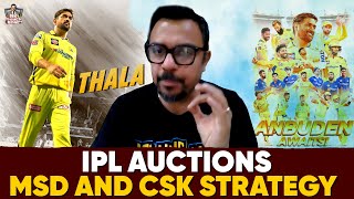 IPL AUCTIONS  MSD AND CSK STRATEGY  RK Games Bond [upl. by Laertnom78]