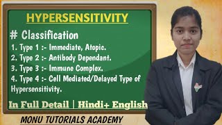 Hypersensitivity reactions  Hypersensitivity in hindi  Hypersensitivity [upl. by Del192]