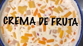 CREMA De FRUTA  How to make a Crema de Fruta recipe [upl. by Siulegroj347]