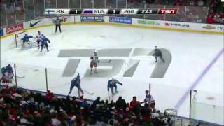 World Juniors Finland vs Russia 1211 [upl. by Leizo]