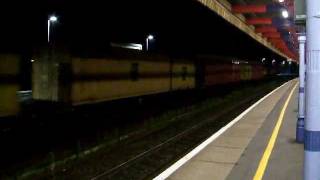 Class 66 66703 Doncaster PSB at speed Chelmsford Station [upl. by Nale]