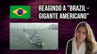 ALEMÃ REAGINDO A quotBRAZIL  GIGANTE AMERICANOquot  GRINGA REACT [upl. by Hopkins]