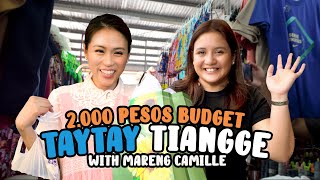 2000 Pesos Budget In Taytay Tiangge With Mareng Camille  Toni Gonzaga [upl. by Bertelli]