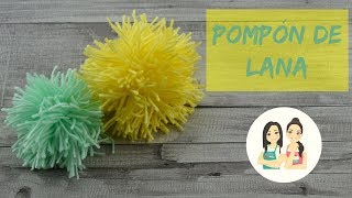 Manualidades Fáciles Cómo Se Hacen Los Pompones De Lana Manualidades y Recetas [upl. by Jemie]