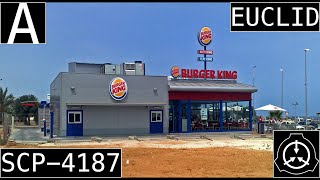 SCP4187 quotBurger Kingquot SCP Wikidot [upl. by Aloivaf]