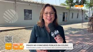 Prazo no concurso público da Celesc em Itajaí  Cotidiano  SCC MeioDia [upl. by Rori]