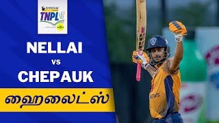 TNPL  Nellai Royal Kings vs Chepauk Super Gillies  Tamil Highlights [upl. by Neetsyrk]