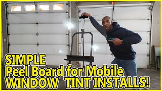 Window Tinting Peel Board For MOBILE INSTALLS Amazon DELUXE Easel [upl. by Orji713]