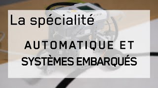 Présentation de la spécialité automatique amp systèmes embarqués 🤖  lENSISA en live [upl. by Granniah]