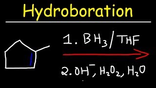 Hydroboration  Oxidation Reaction Mechanism [upl. by Aivan]