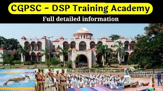 CGPSC DSP training Academy  Chhattisgarh DSP training academy chandkhuri [upl. by Essile673]