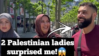 Two Palestinian sisters beautifully surprised me by their recitations in Frankfurt [upl. by Zola]