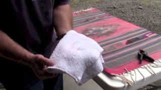 Carpet CleaningHow to clean a Navajo style area rug BLEEDER [upl. by Porta]