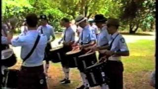 Victoria Police Pipe Band  Daylesford December 1990 [upl. by Salokin628]