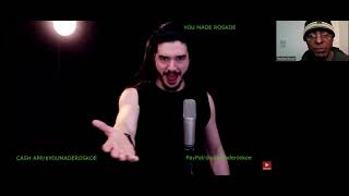 Dan Vasc f Brandon Geeraerts  Battle Hymn Manowar cover Reaction danvasc music [upl. by Atikkin]