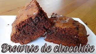 Brownie de chocolate  Dulces y Salados [upl. by Chaffinch]